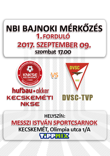 NB1 Bajnoki Mérkőzés – Hufbau-Akker Kecskeméti NKSE – DVSC-TVP