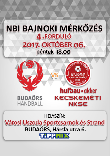 NB1 Bajnoki Mérkőzés – Budaörs Handball – Hufbau-Akker Kecskeméti NKSE