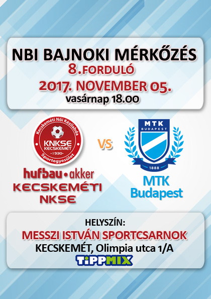 NB1 Bajnoki Mérkőzés – Hufbau-Akker Kecskeméti NKSE – MTK Budapest