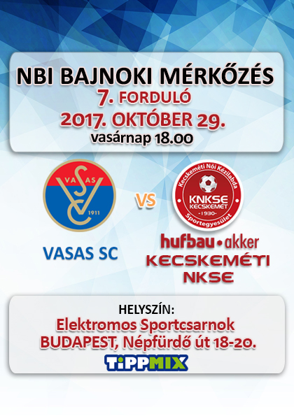 NB1 Bajnoki Mérkőzés – Vasas SC – Hufbau-Akker Kecskeméti NKSE