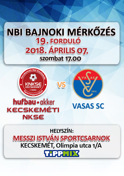 NB1 Bajnoki Mérkőzés –Hufbau-Akker Kecskeméti NKSE – Vasas SC