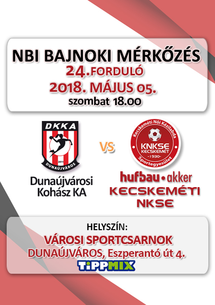 NB1 Bajnoki Mérkőzés – DKKA – Hufbau-Akker Kecskeméti NKSE