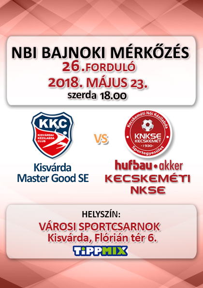 NB1 Bajnoki Mérkőzés – Kisvárda Master Good SE – Hufbau-Akker Kecskeméti NKSE